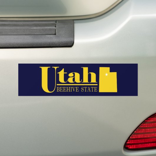 Utah Gold Autoaufkleber (Auf Auto)
