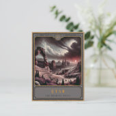 Utah | Gothic Art Postkarte (Stehend Vorderseite)