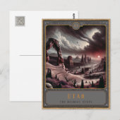 Utah | Gothic Art Postkarte (Vorne/Hinten)