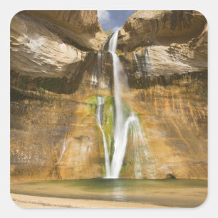 Utah, Grand Staircase Escalante NM, Lower Calf Quadratischer Aufkleber