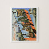 Utah Gruß von US-Staaten Puzzle (Vertikal)