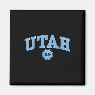 Utah Hockey Club Bogen über Grau Nhl offiziell liz Magnet