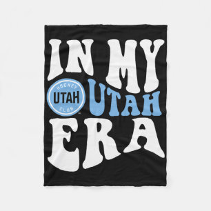 Utah Hockey Club Era Dark Heather Offiziell lizenz Fleecedecke