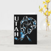 Utah Hockey Karte (Gelbe Blume)