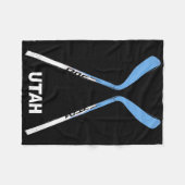 Utah Hockey Sticks Fleecedecke (Vorderseite (Horizontal))