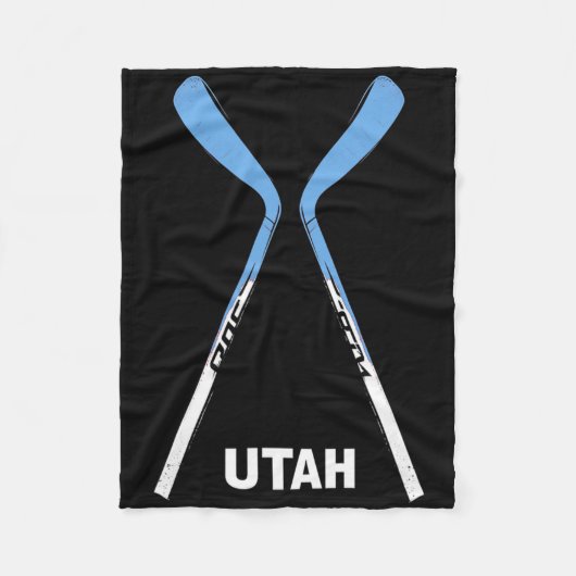 Utah Hockey Sticks Fleecedecke (Vorderseite)