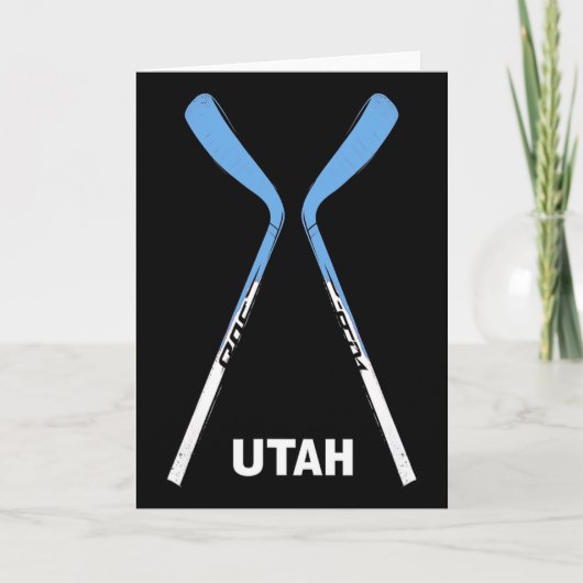 Utah Hockey Sticks Karte (Vorderseite)