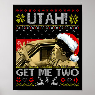 Utah Holt Mich Zwei Lustiges Zitat Hässlicher Weih Poster