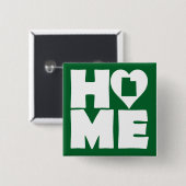Utah Home Heart State Button Badge Pin (Vorne & Hinten)
