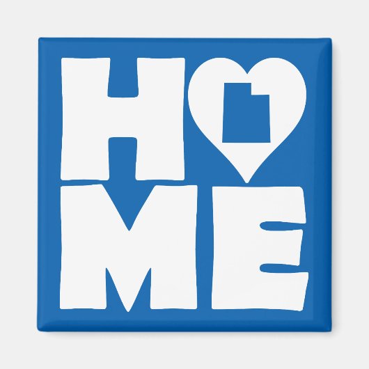 Utah Home Heart State Fridge Magnet (Vorne)