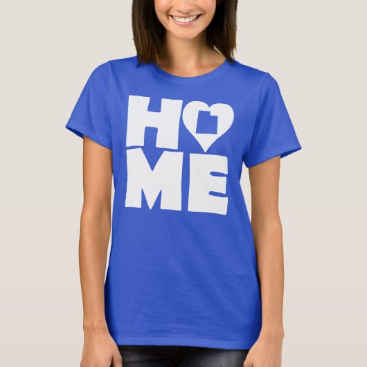 Utah Home Heart State Tees T-Shirt (Vorderseite)