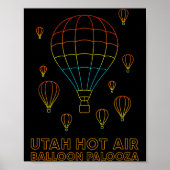 Utah Hot Air Balloon Palooza Apparel Poster (Vorne)