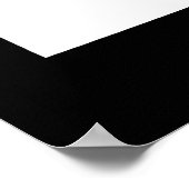 Utah in Weiß Poster (Ecke)