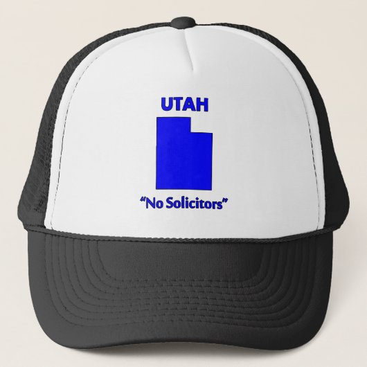 Utah - Keine Anwälte Truckerkappe (Vorderseite)