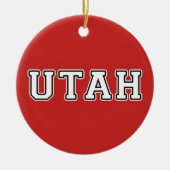 Utah Keramik Ornament (Vorne)