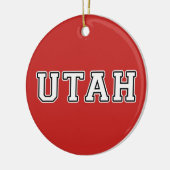 Utah Keramik Ornament (Links)