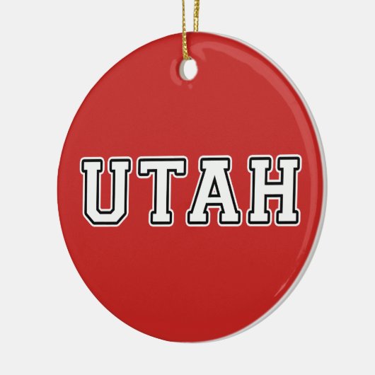 Utah Keramik Ornament (Links)