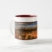 Utah-Klippen Zweifarbige Tasse (Vorderseite Links)
