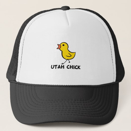 Utah-Küken-Hut Truckerkappe (Vorderseite)