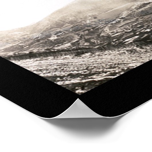 Utah Kupfer Mining Foto 1909 Poster (Ecke)