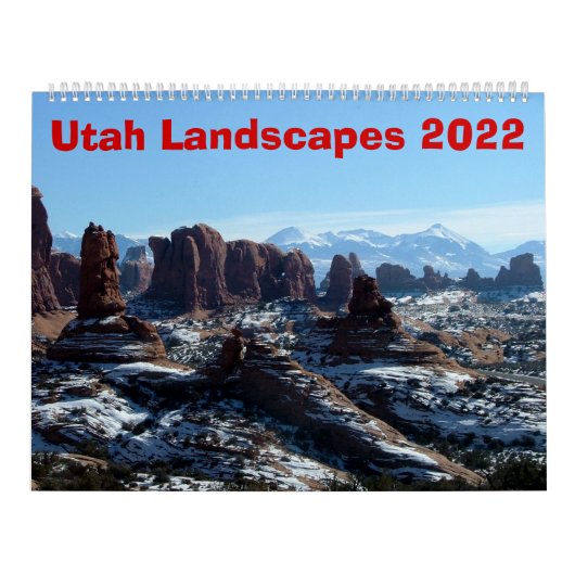 Utah Landscapes Kalender 2022 (Titelbild)