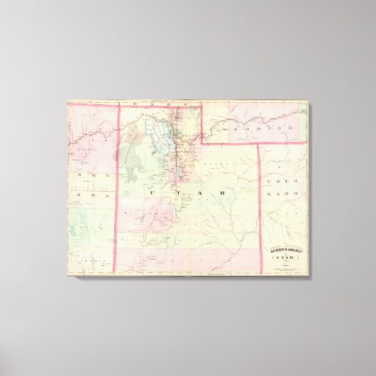 Utah Leinwanddruck (Vorderseite)