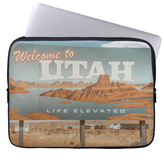Utah Life Elevated Laptopschutzhülle (Vorderseite)