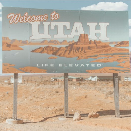 Utah Life erhöht Aufkleber (Vorderseite)