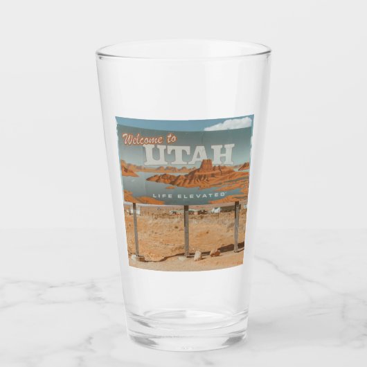 Utah Life erhöht Glas (Vorderseite)