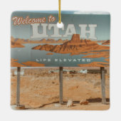 Utah Life erhöht Keramikornament (Rückseite)
