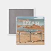 Utah Life erhöht Magnet (Vorderseite/Rückseite)