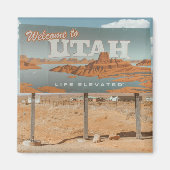 Utah Life erhöht Magnet (Vorne)