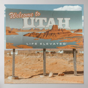 Utah Life erhöht Poster