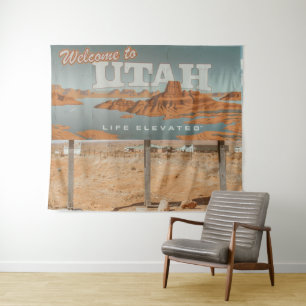 Utah Life erhöht Wandteppich