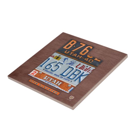 Utah-Lizenz-Platten-Karten-Keramik-Fliese V2 Fliese (Seite)