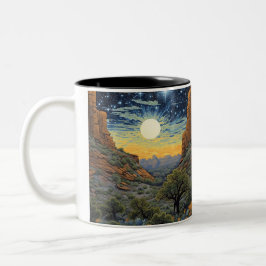 Utah Look Zweifarbige Tasse