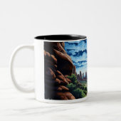 Utah Look Zweifarbige Tasse (Links)