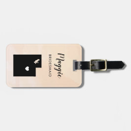 Utah Map Gepäcktag, Begrüßungsparty Gepäckanhänger