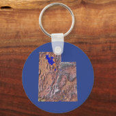 Utah Map Schlüsselanhänger (Vorderseite)