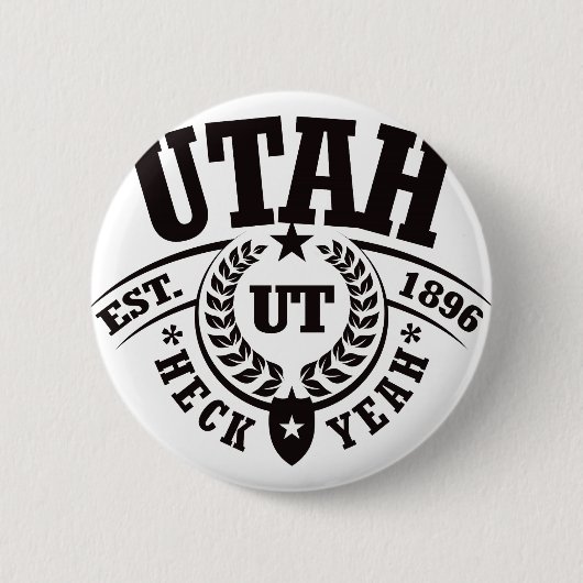Utah, Mist ja, Est. 1896 Button (Vorderseite)
