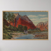 Utah - Monte Majestic & Angel's Landing Poster (Vorne)