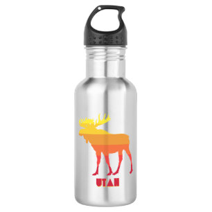 Utah Moose Edelstahlflasche