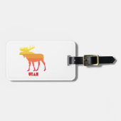 Utah Moose Gepäckanhänger (Vorderseite horizontal)