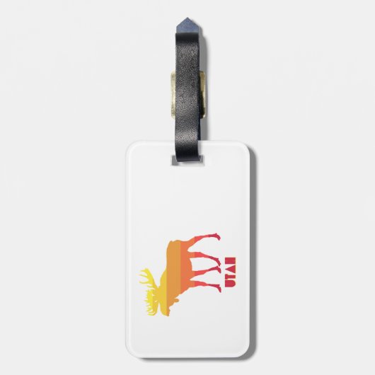 Utah Moose Gepäckanhänger (Rückseite vertikal)