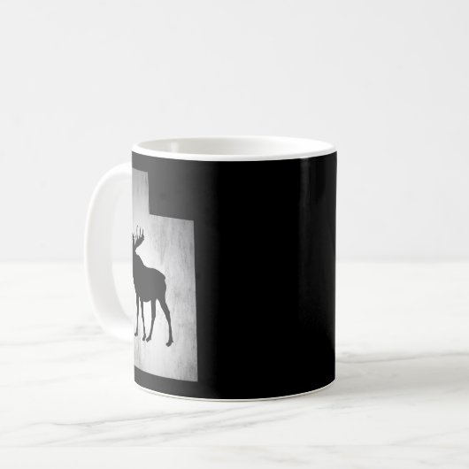Utah Moose Hunting Kaffeetasse (Vorderseite Links)