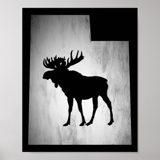 Utah Moose Hunting Poster (Vorne)