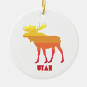Utah Moose Keramik Ornament (Vorne)