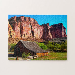 Utah Mountain Barn. Puzzle