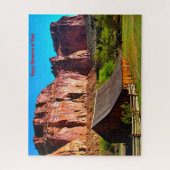 Utah Mountain Scheune. Puzzle (Vertikal)