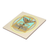 Utah Nurse Caduceus Tile Fliese (Seite)